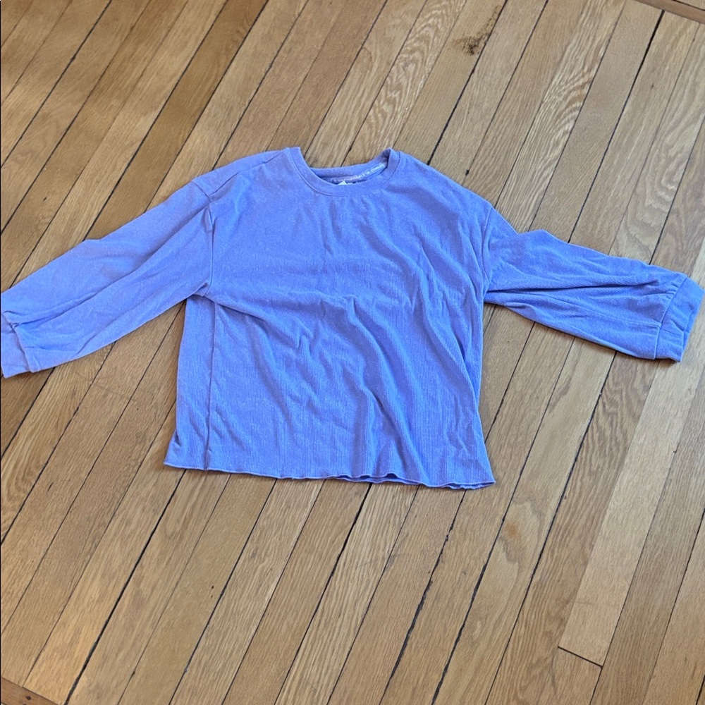 Kids Purple Long Sleeve Shirt